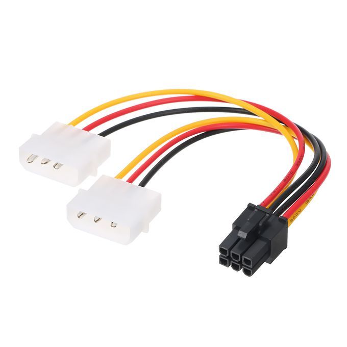 4p To 6p Cable Graphics Video Card 4 Pin Molex To 6 Pin