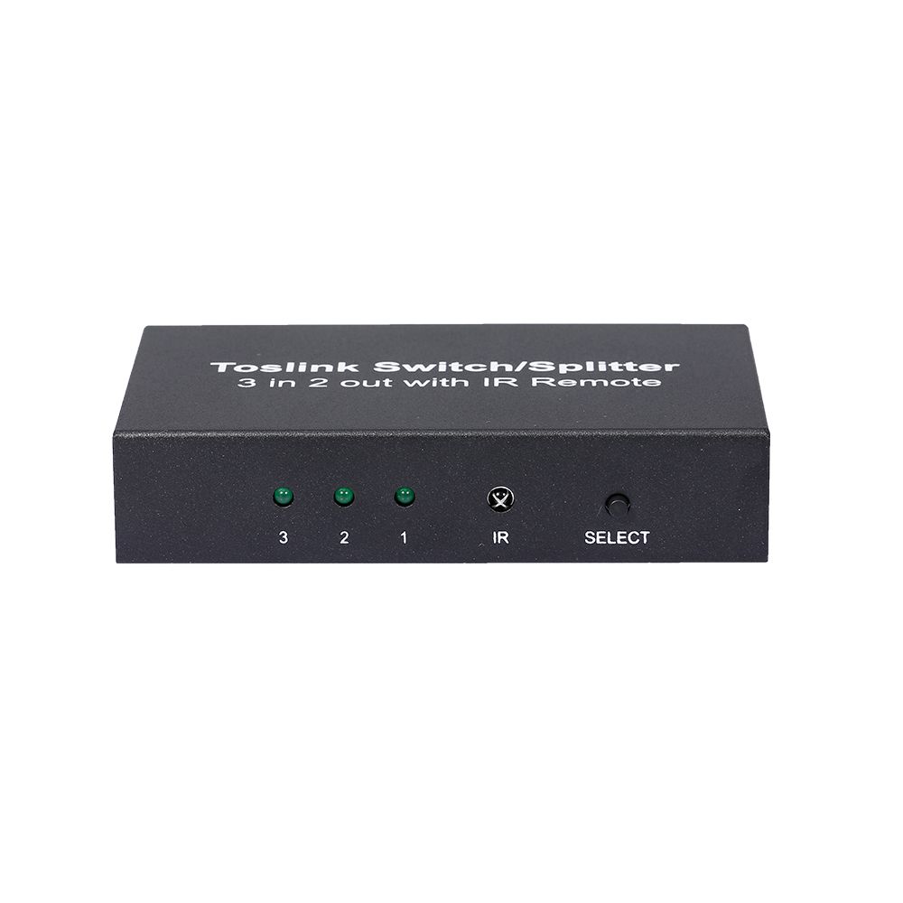 NK-T32 3 In 2 Out Toslink Cable Switch Splitter