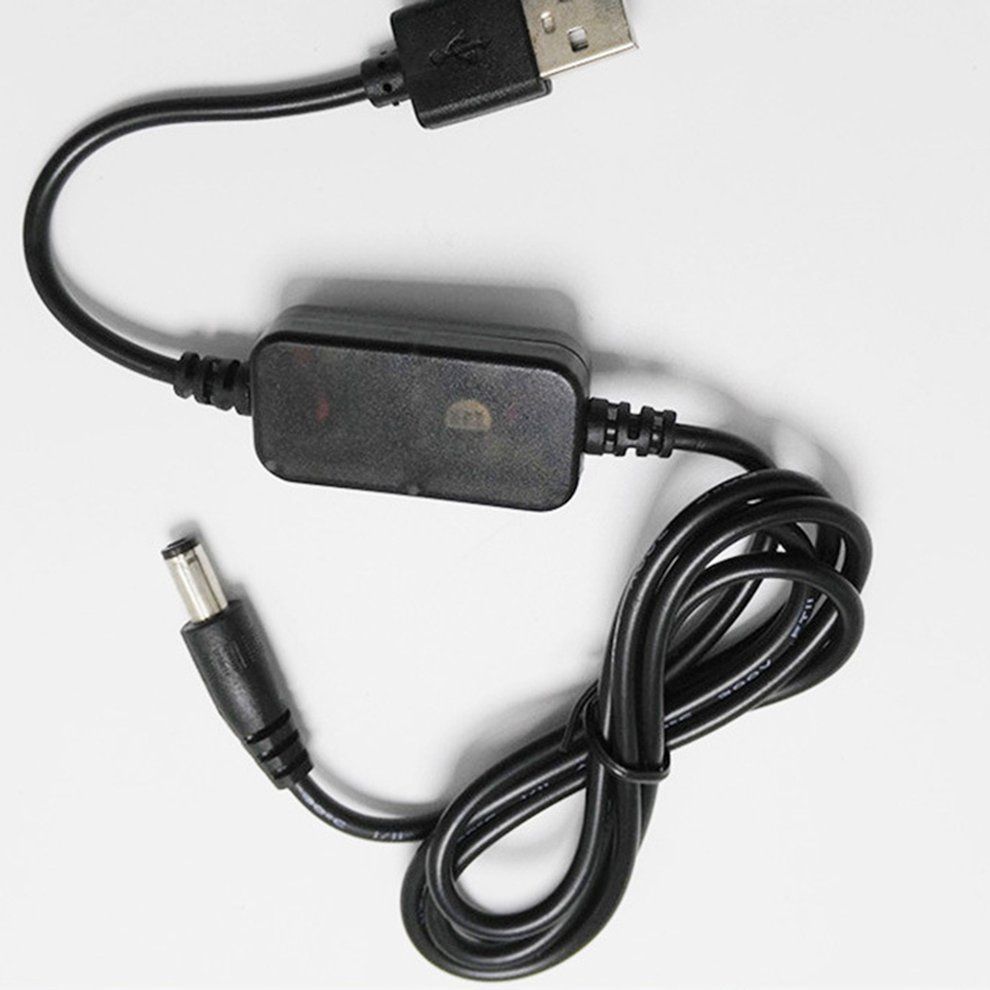 Dc-Dc Converter Cable Usb 5V To 12V Dc Jack 5.5Mmx2.1Mm Step-Up Power Module-Black