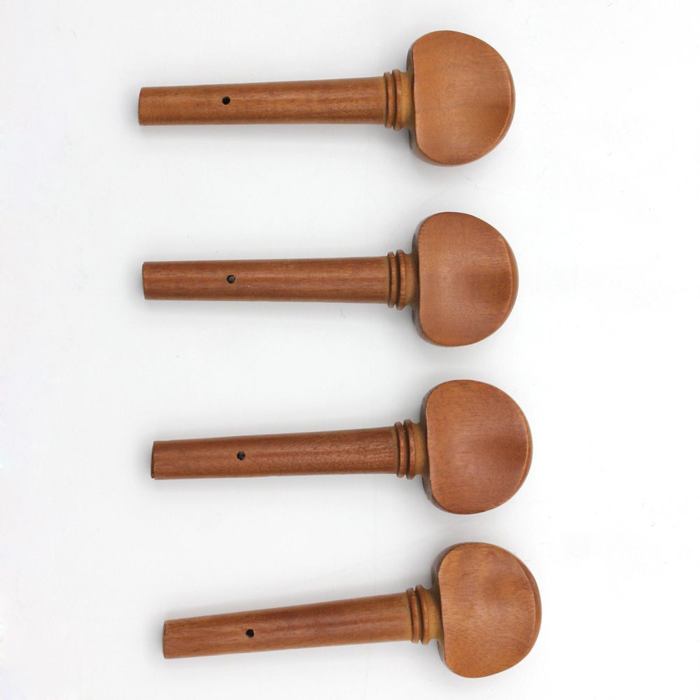 4pcs 4/4 Size Violin Fiddle Tuning Peg Set Jujube Wood