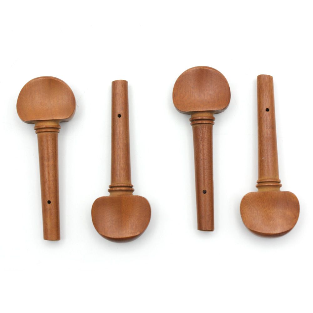 4pcs 4/4 Size Violin Fiddle Tuning Peg Set Jujube Wood