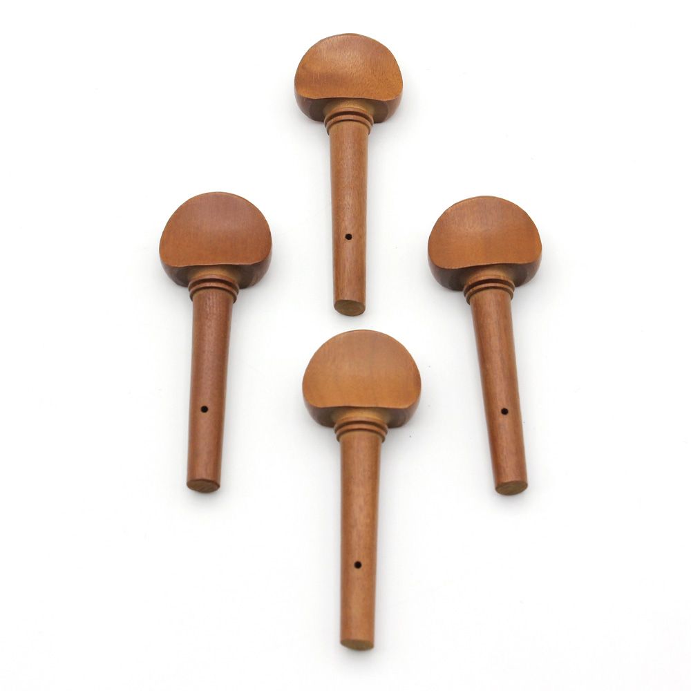 4pcs 4/4 Size Violin Fiddle Tuning Peg Set Jujube Wood