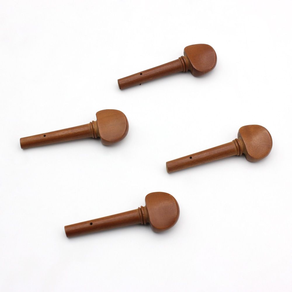 4pcs 4/4 Size Violin Fiddle Tuning Peg Set Jujube Wood