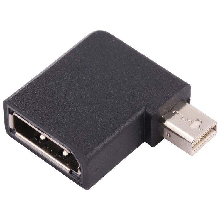 Mini DisplayPort Male To DisplayPort Female Elbow Adapter