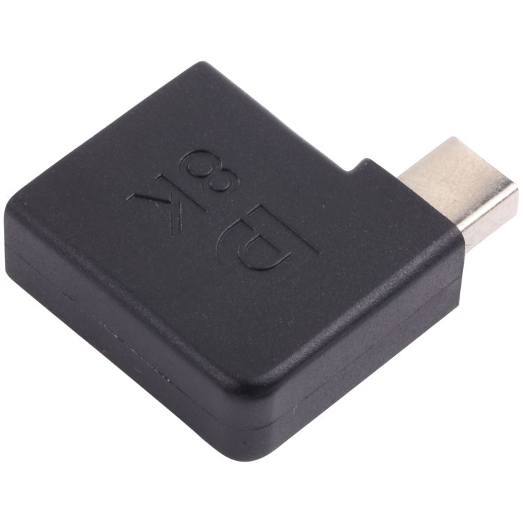 Mini DisplayPort Male To DisplayPort Female Elbow Adapter