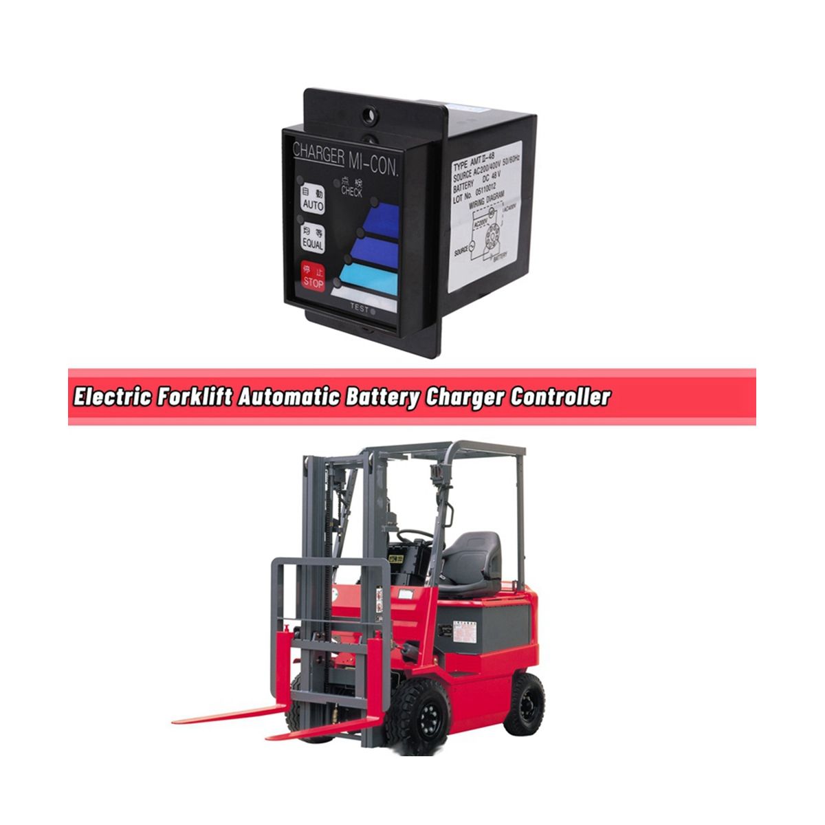 High Quality Electric Forklift Automatic Battery Charger Con