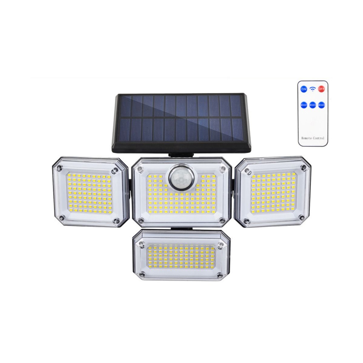 Solar Lights Outdoor Motion Sensor 333 LED Flood Lights,