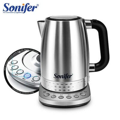 1.7l Water Electric Kettle Stainless Steel - Smart Whistle