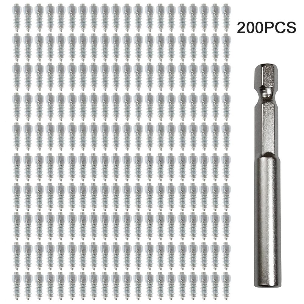200 Pcs Stud Screw 12mm Auto Car SUV ATV Anti-Slip Screw