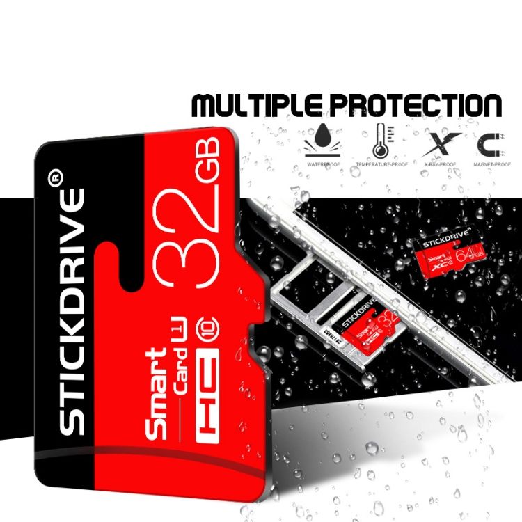 Stickdrive 64GB Class 10 Micro SD(TF) Memory Card