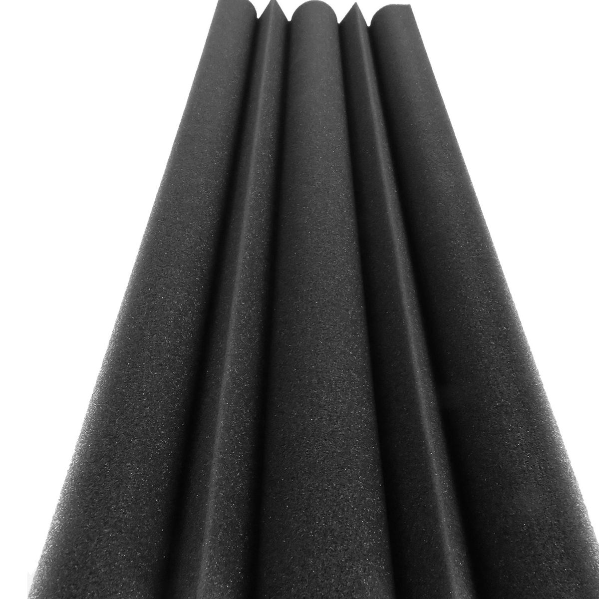 4 PCS 30 * 18 * 18 cm Acoustic Foam Panels High Density Sound Insulation Fire Retardant Bass Strap Foam for Home Studio Theater