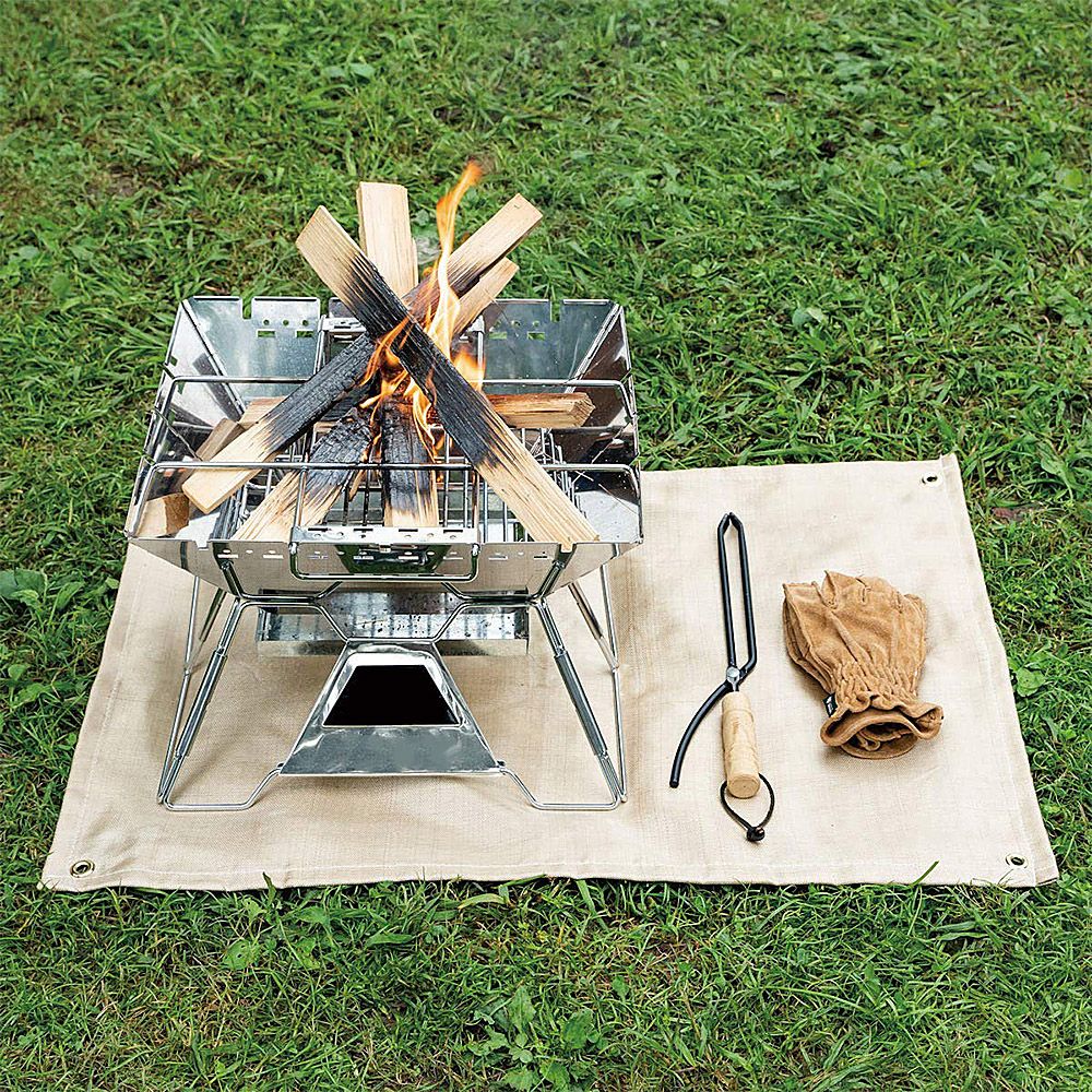 Outdoor Camping Fireproof Ember Mat Fire Pit Mat Grill Stove