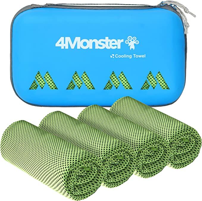 4pcs In One Case Quick Dry Ice Chilly Towel