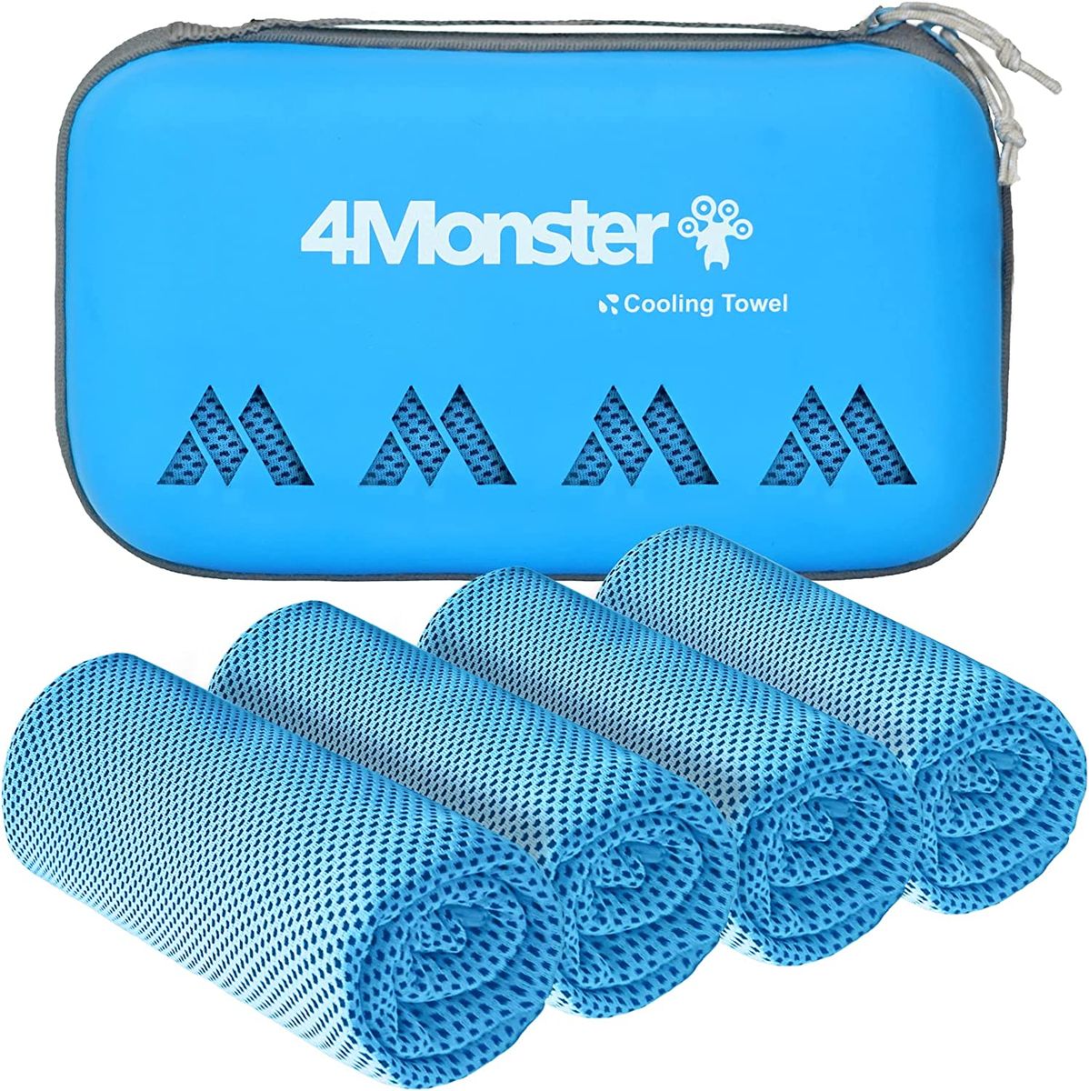 4pcs In One Case Quick Dry Ice Chilly Towel