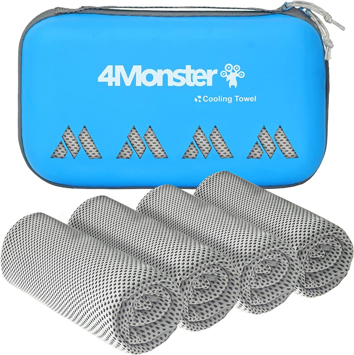 4pcs In One Case Quick Dry Ice Chilly Towel