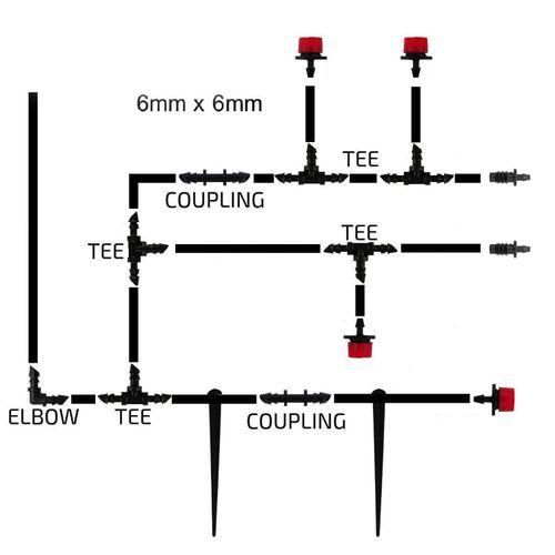 200 Pieces-Irrigation Fitting Kit 80 X