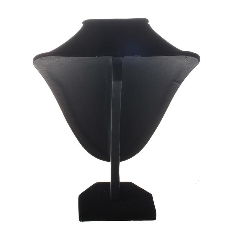 Shop Mannequin Bust Jewelry Neck Pendant Earring Display Stand Holder black-XL