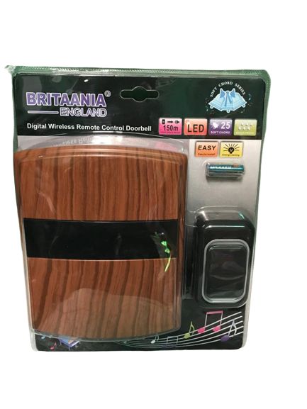 Britaania England Digital Wireless Remote Control Doorbell