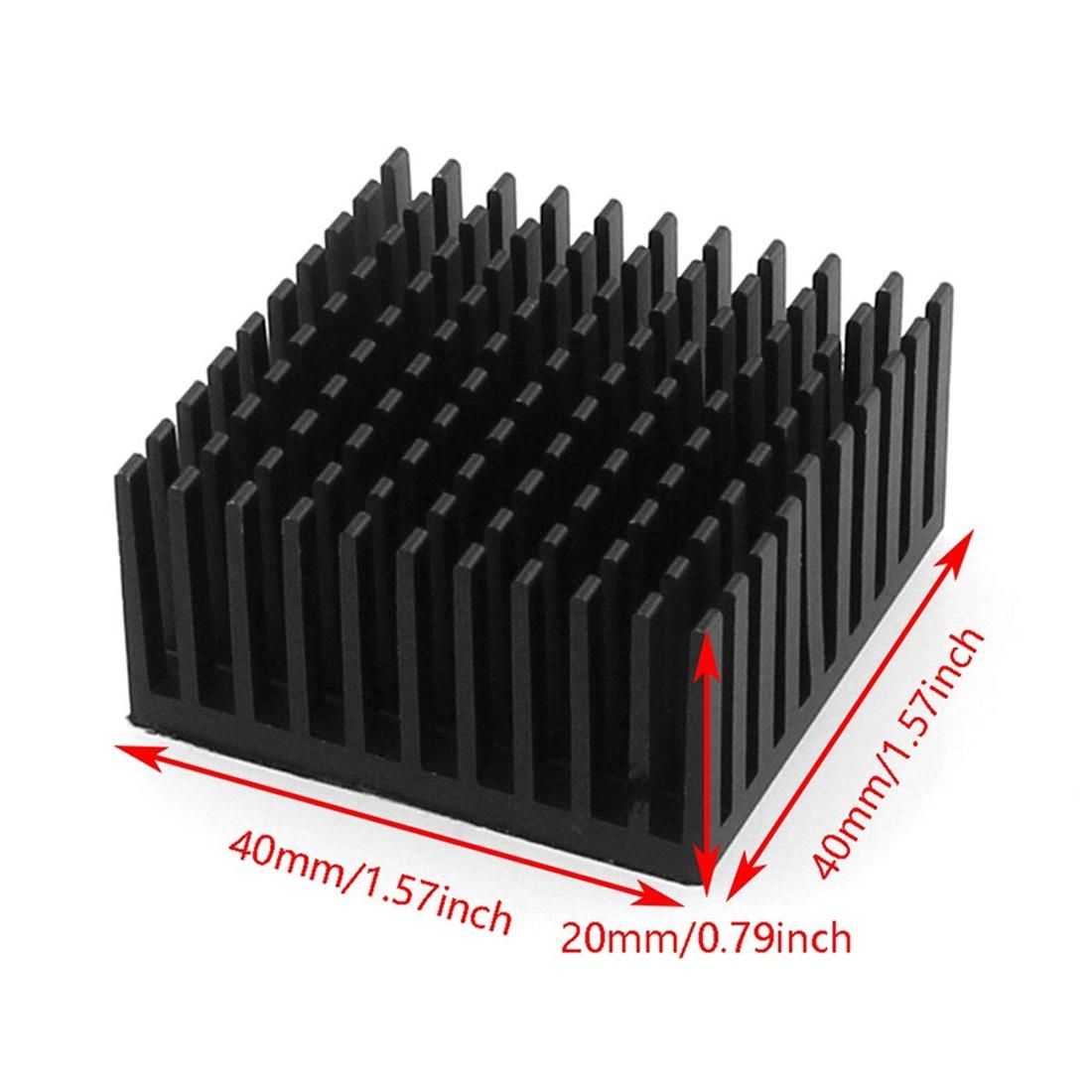 10 Pcs 40X40X20mm Aluminum Heatsink Radiator Cooling Cooler
