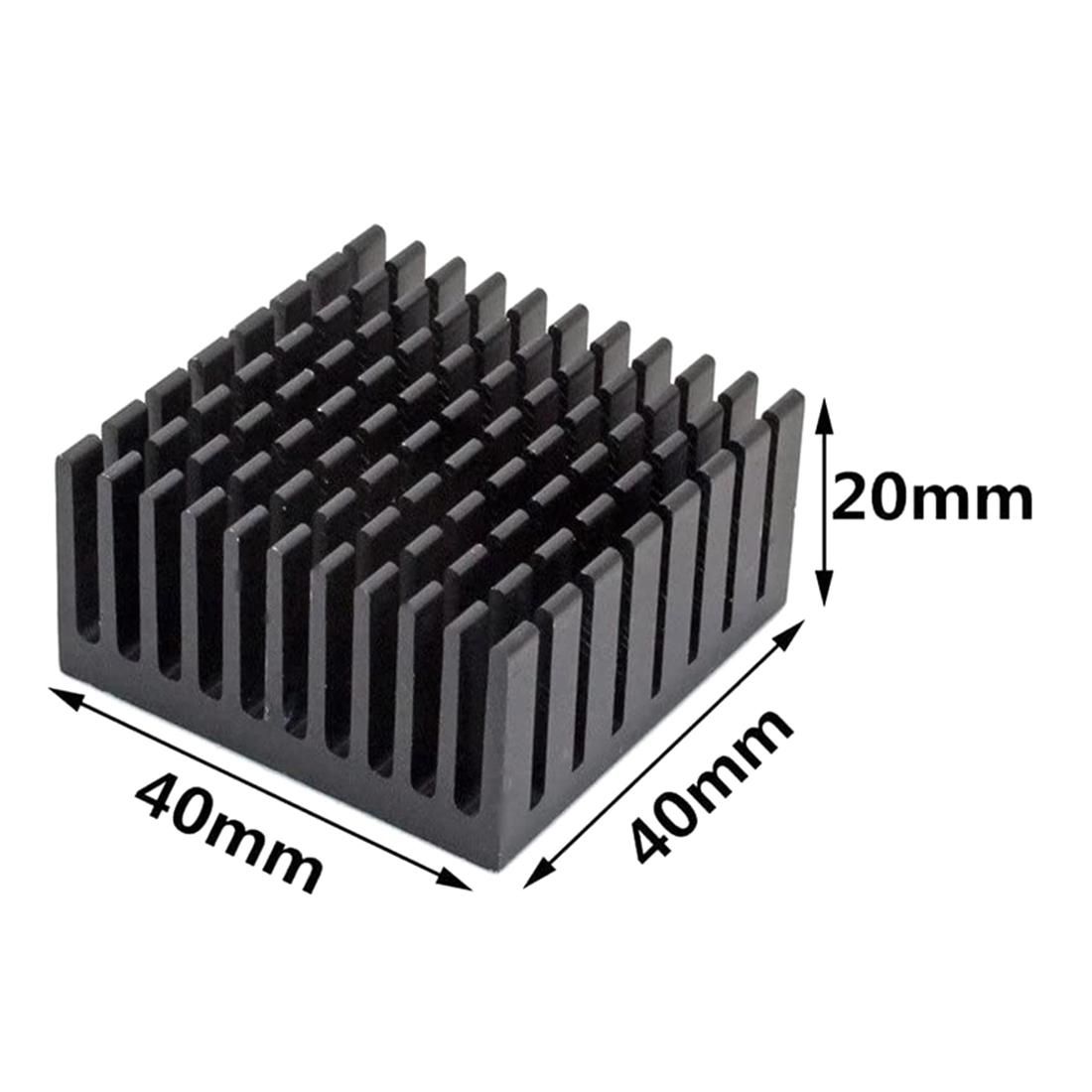 10 Pcs 40X40X20mm Aluminum Heatsink Radiator Cooling Cooler