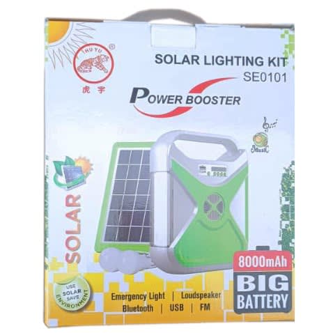 Multi-functional Solar Led Lighting & Music System With Fm Radio/blutooth/usb/sd Card/mp3