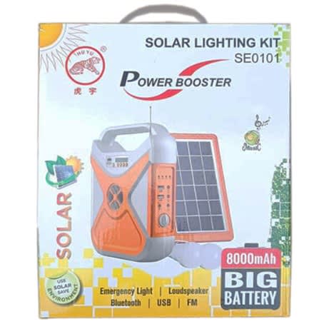 Multi-functional Solar Led Lighting & Music System With Fm Radio/blutooth/usb/sd Card/mp3