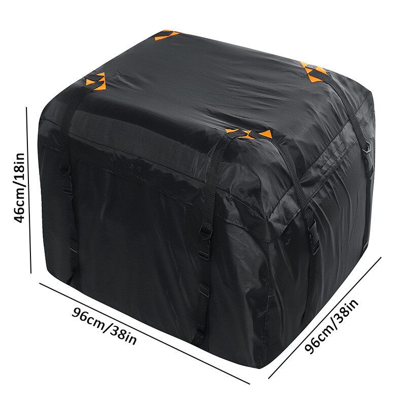 (424L) Waterproof Car Roof Bag Storage Universal Rooftop Cargo Bag Travel Top Rack Luggage Carrier Box Cargo Bag Top Cargo Carrier For SUV Van Rack