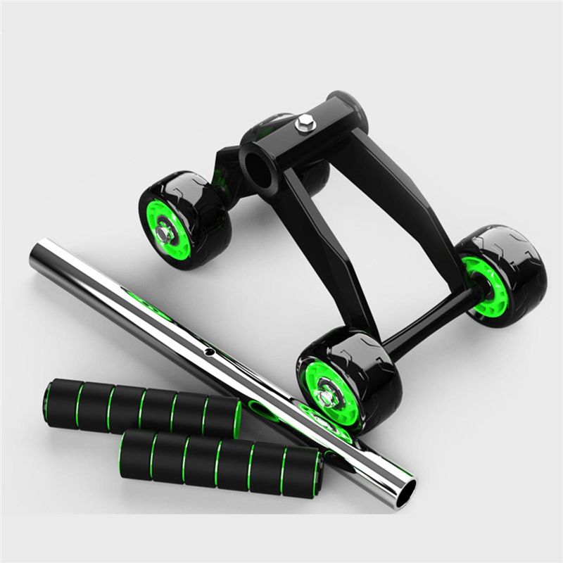 Four Wheeled Abdominal Wheel Ab Roller Fitness Equipment