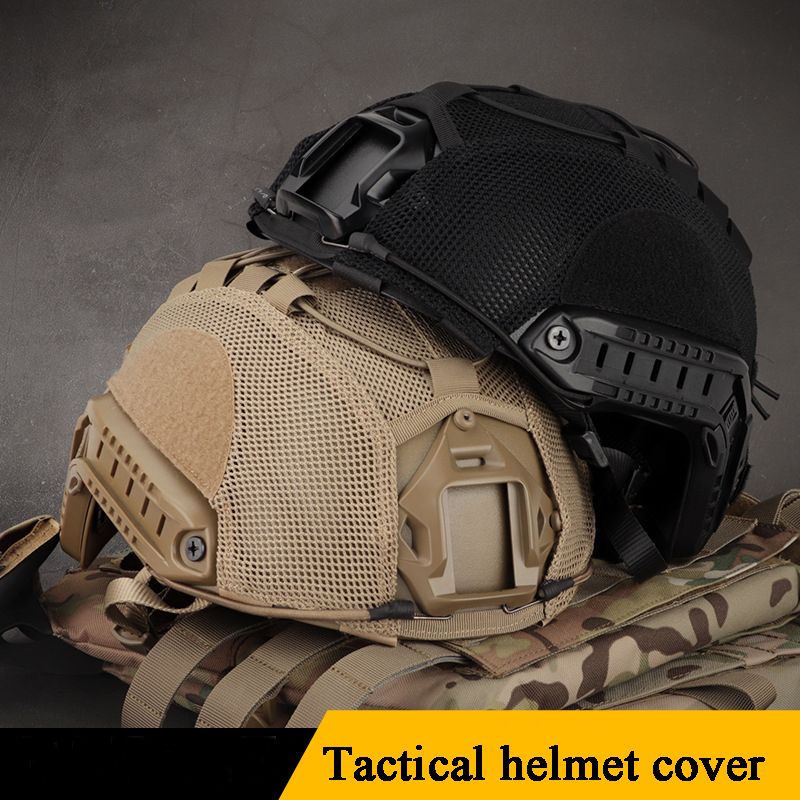 Military Airsoft Helmet Cover Tactical Fast Helmet Mesh