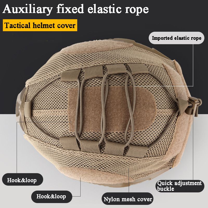 Military Airsoft Helmet Cover Tactical Fast Helmet Mesh