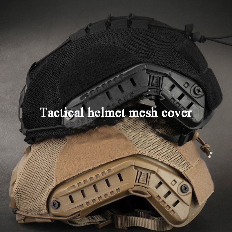 Military Airsoft Helmet Cover Tactical Fast Helmet Mesh