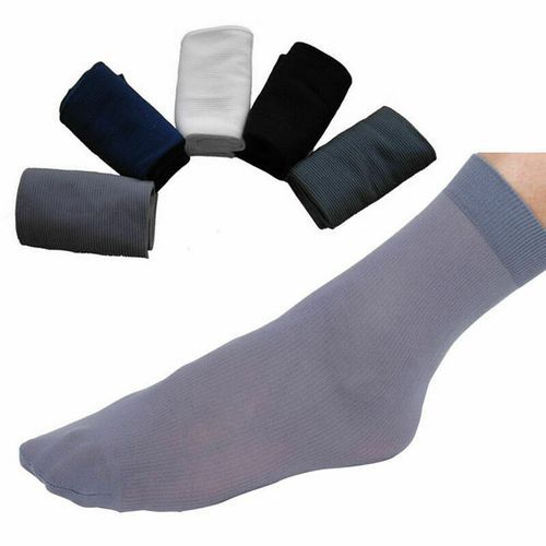 10Pairs Bamboo Men Ice Silk Socks Long Sock Summer Sports