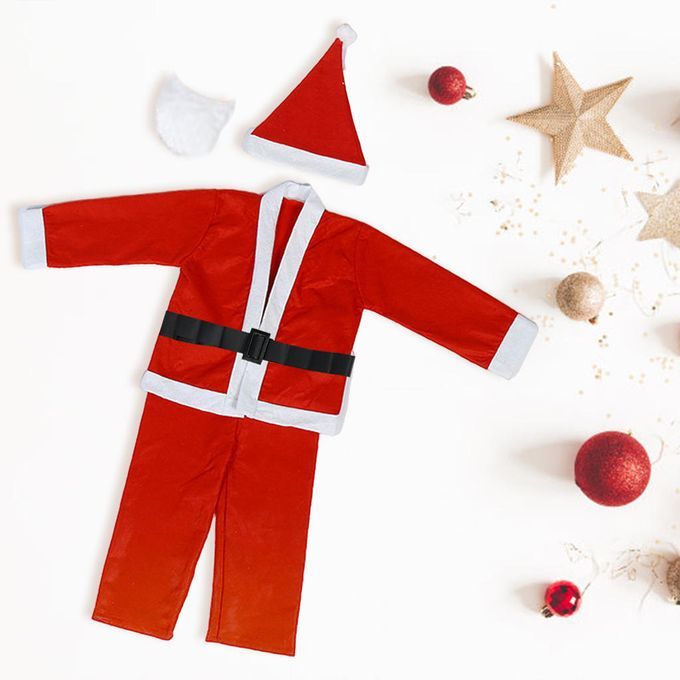 Kids Boy Girl Christmas Costume Outfit Suit Santa Party Clothes Suit