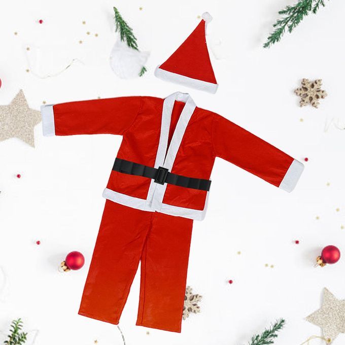 Kids Boy Girl Christmas Costume Outfit Suit Santa Party Clothes Suit