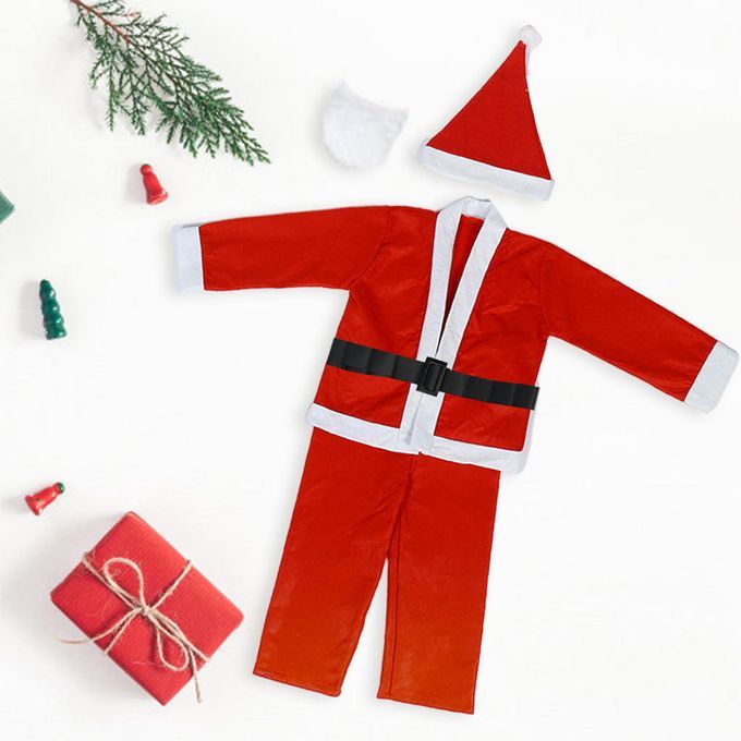 Kids Boy Girl Christmas Costume Outfit Suit Santa Party Clothes Suit