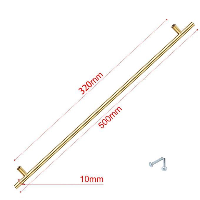 Stainless Steel Door Kitchen Drawer Cabinet Closet Handle Bar Pulls