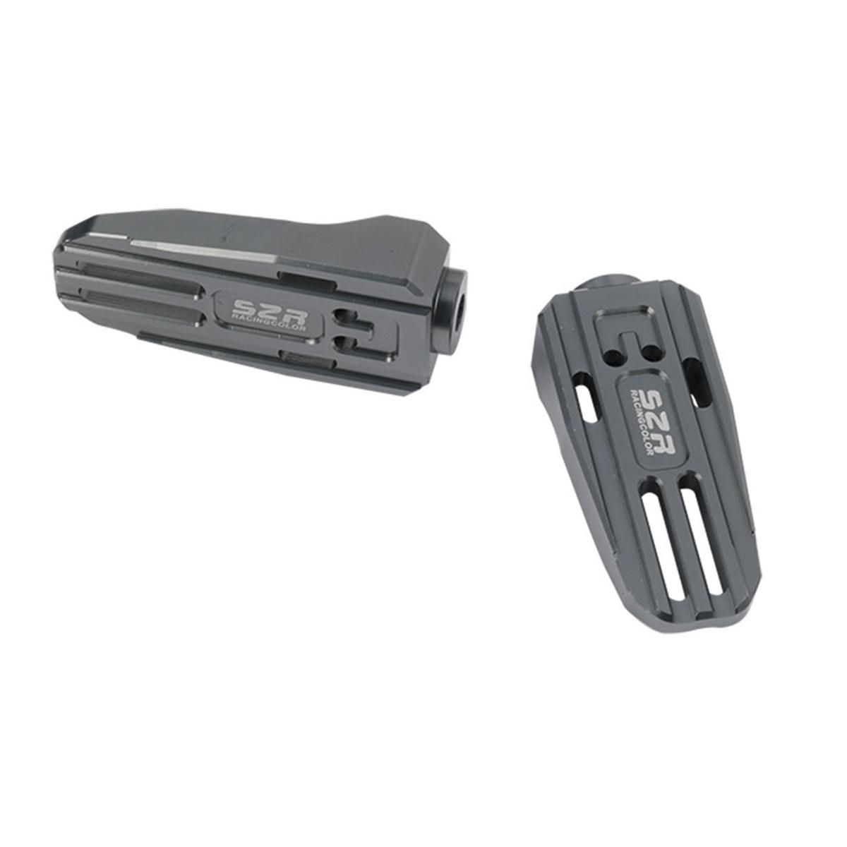 For Super SOCO TC TS Lite Pro TS 1200R TSX Motorcycle Widen Front Footrest Foot Rests Footpeg Foot Pegs Pedal Black