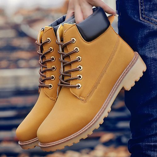 Men's Fashion High Top Work Boots