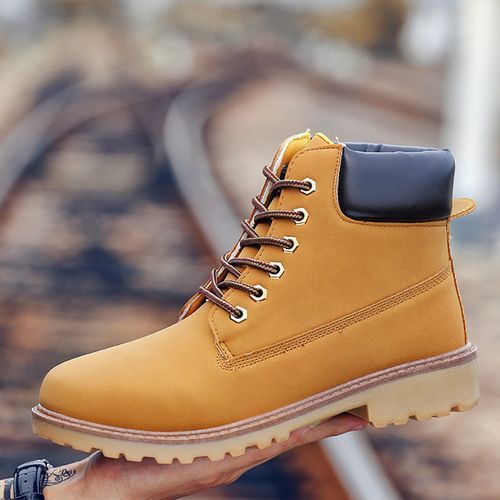 Men's Fashion High Top Work Boots