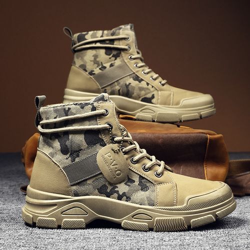Men Outdoor Martin Boots Casual Ankle Boots
