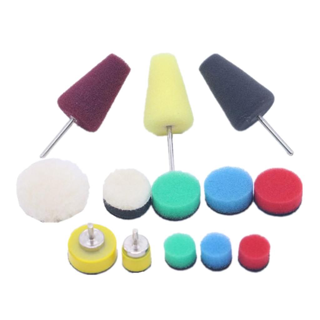 Household Buffing Sponge Pad 13 Pieces Polishing Pad Clean Automotive