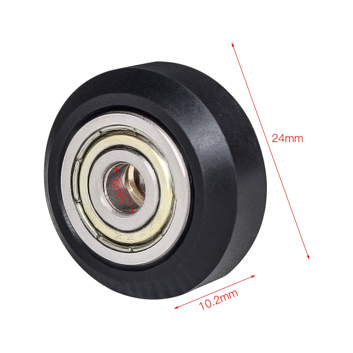 6pcs 3D Printer Parts POM Pulley Wheel 625zz Idler Pulley