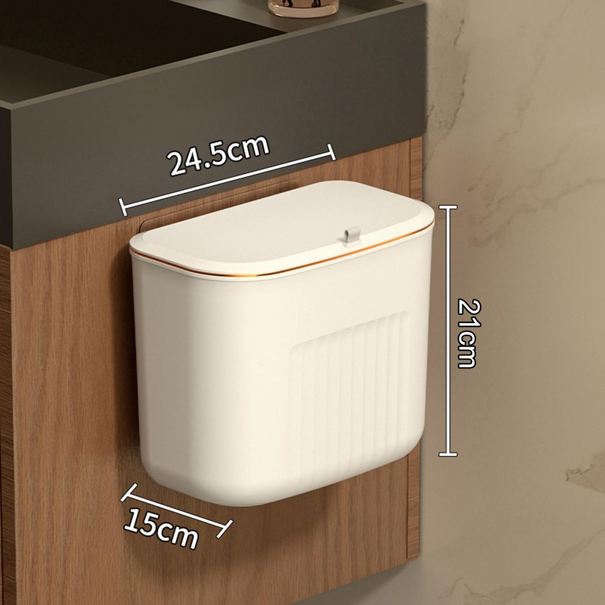 Storage Basket Bathroom Shower Laundry Storage Basket White