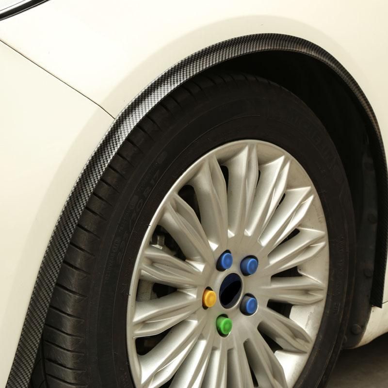 Mud Flaps Splash Guard Cover with Carbon Fiber Grain Trim