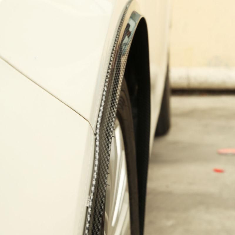 Mud Flaps Splash Guard Cover with Carbon Fiber Grain Trim
