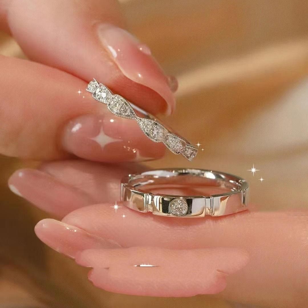 Couple Ring 925 Sterling Silver