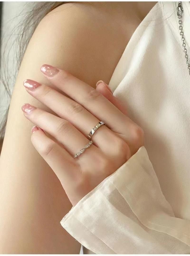Couple Ring 925 Sterling Silver