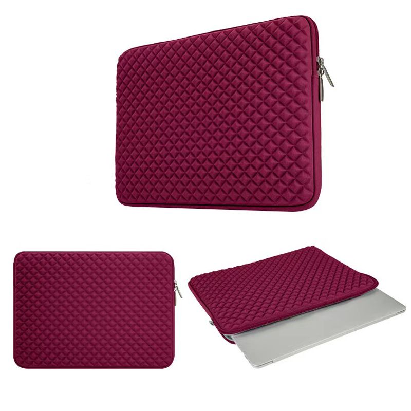 13 Inch Laptop Sleeve Case Ultrabook Macbook Bag-Dark Red