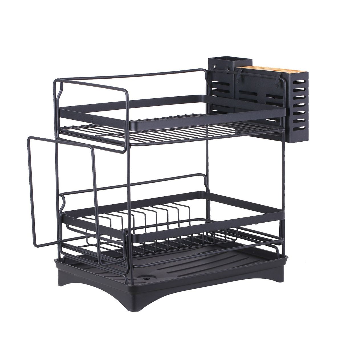 Dish Rack Bowl Holder Stainless Steel Over Sink Drying Shelf