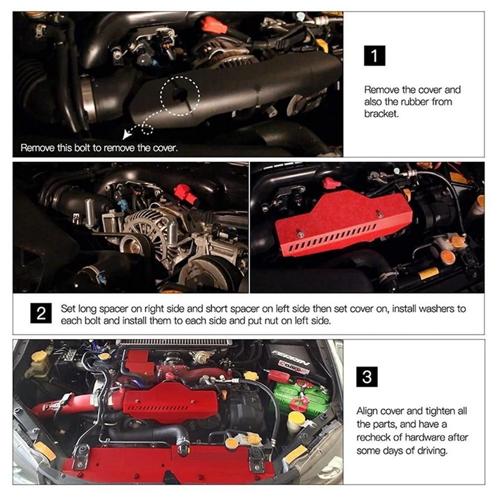 Car Generator Belt Protection Cover for Subaru WRX STi